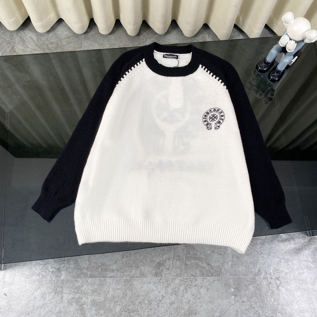 Sanskrit Cross Embroidered Sweatshirt
