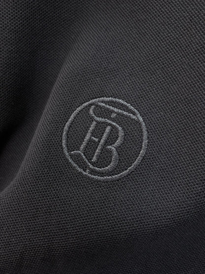 Collar‑Striped Design Polo Shirt