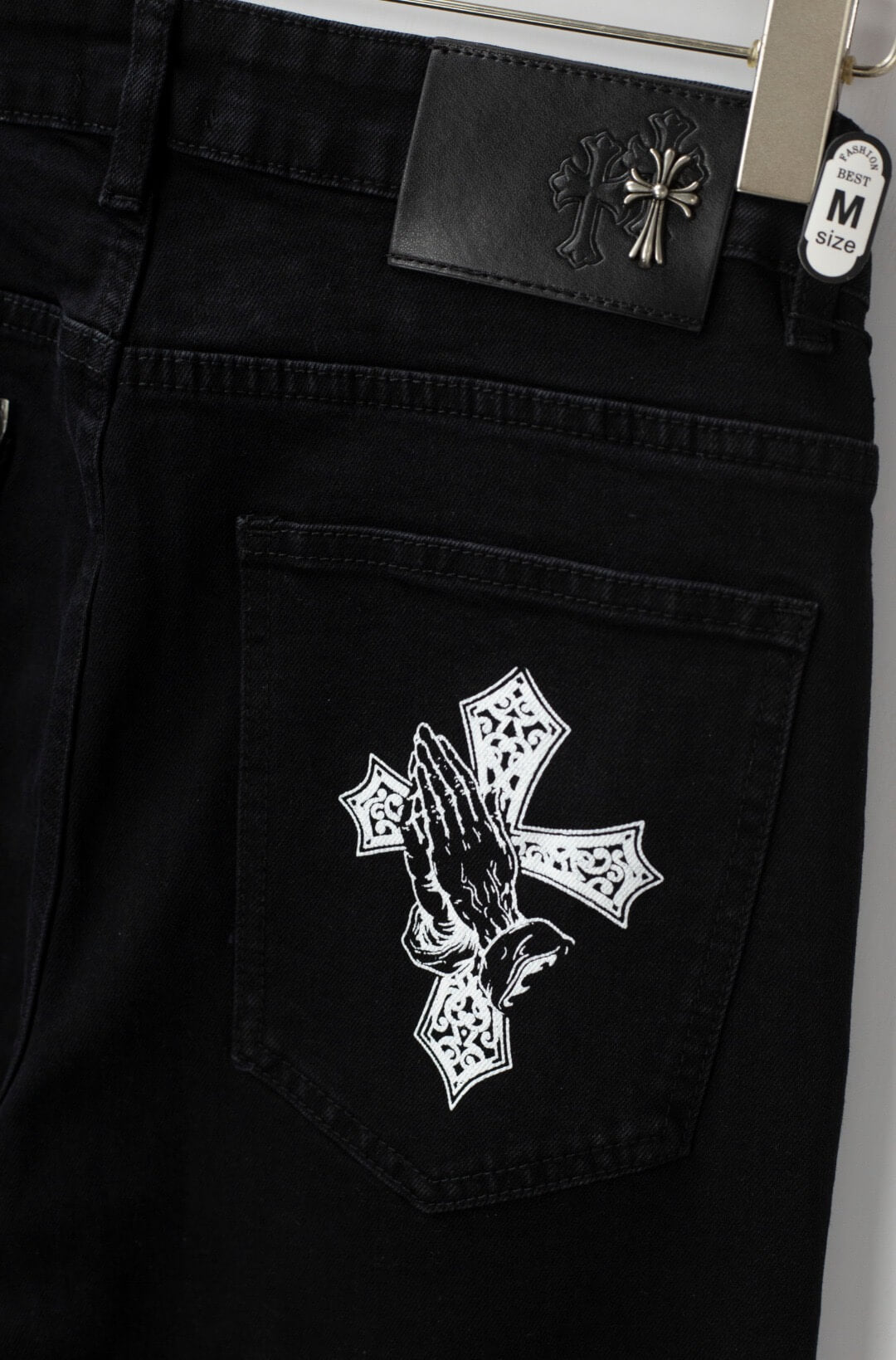 Heavy‑Wash Denim Jeans