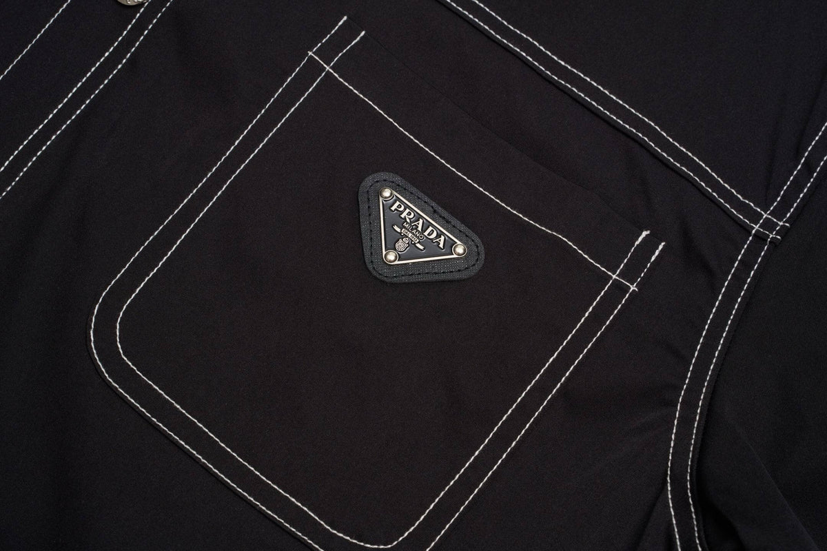 Stitch Detail Shirt Jacket