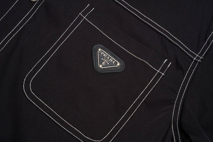 Stitch Detail Shirt Jacket