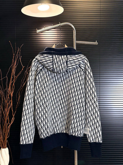 Reversible Vintage Jacquard Cashmere Jacket