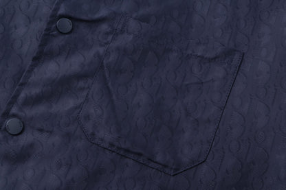 Subtle Pattern All-Over Jacquard Jacket