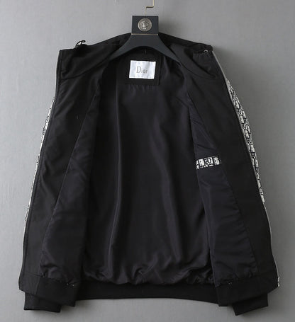 Monogram Spliced Hooded Jacket