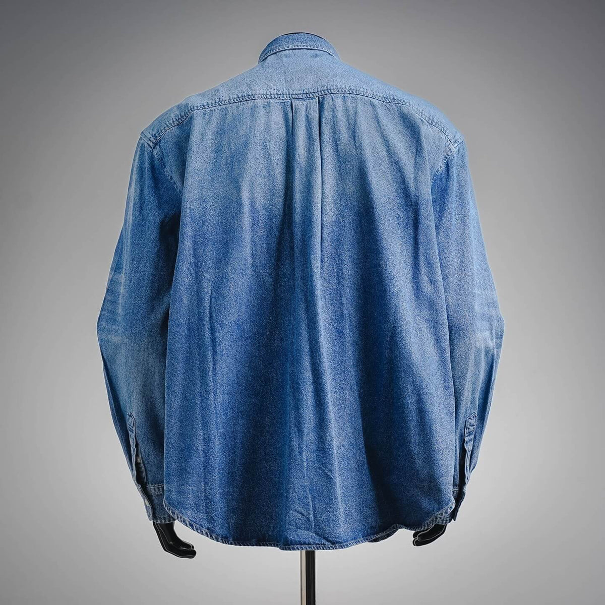 Pocket Label Denim Shirt Jacket