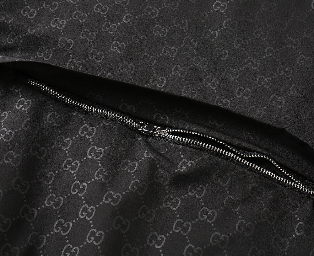 Dark Pattern Casual Hooded Jacket