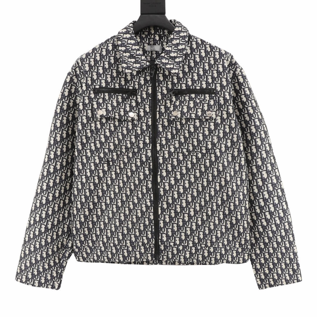 All‑Over Jacquard Unisex Jacket