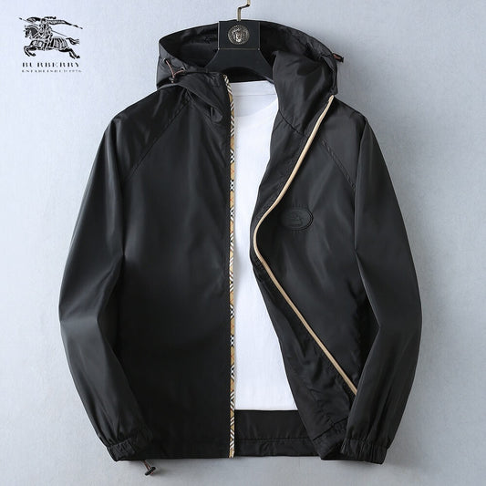 Horse Emblem Casual Hooded Jacket