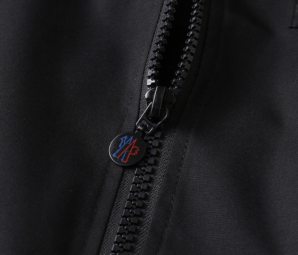 Circular Patch Hooded Jacket