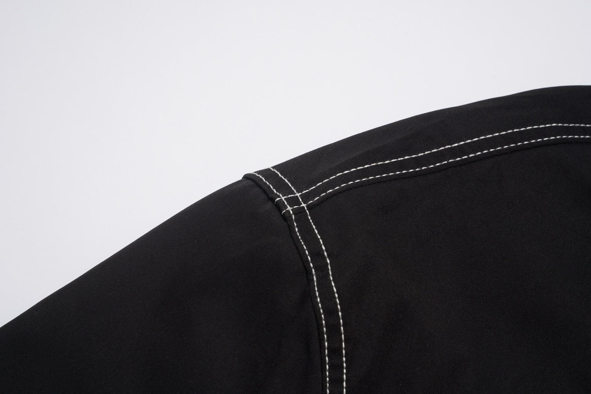 Stitch Detail Shirt Jacket