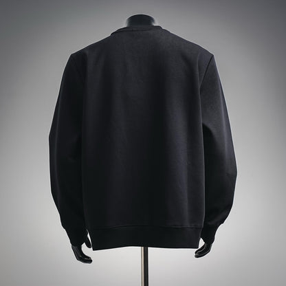 Pocket Vintage Patch Crewneck Sweatshirt