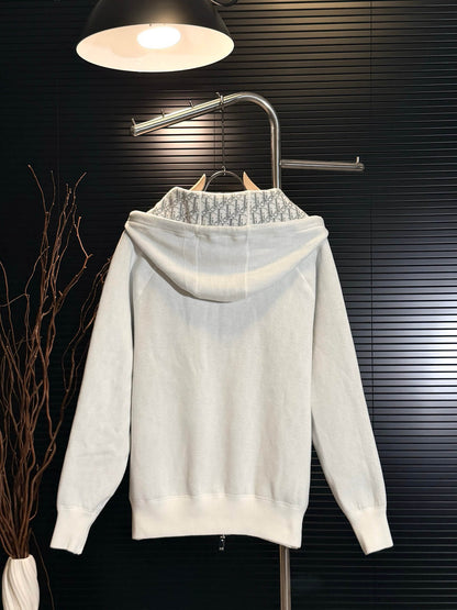 Reversible Vintage Jacquard Cashmere Jacket