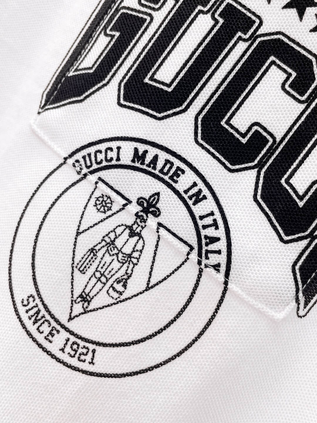Black‑White Spliced Polo Shirt