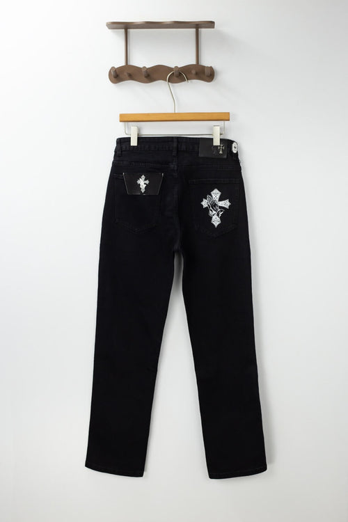 Heavy‑Wash Denim Jeans