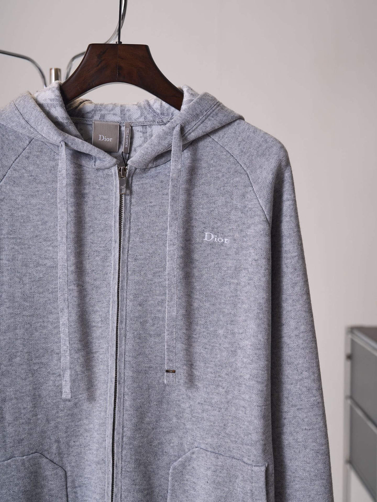 Embroidered Jacquard Sweat Jacket