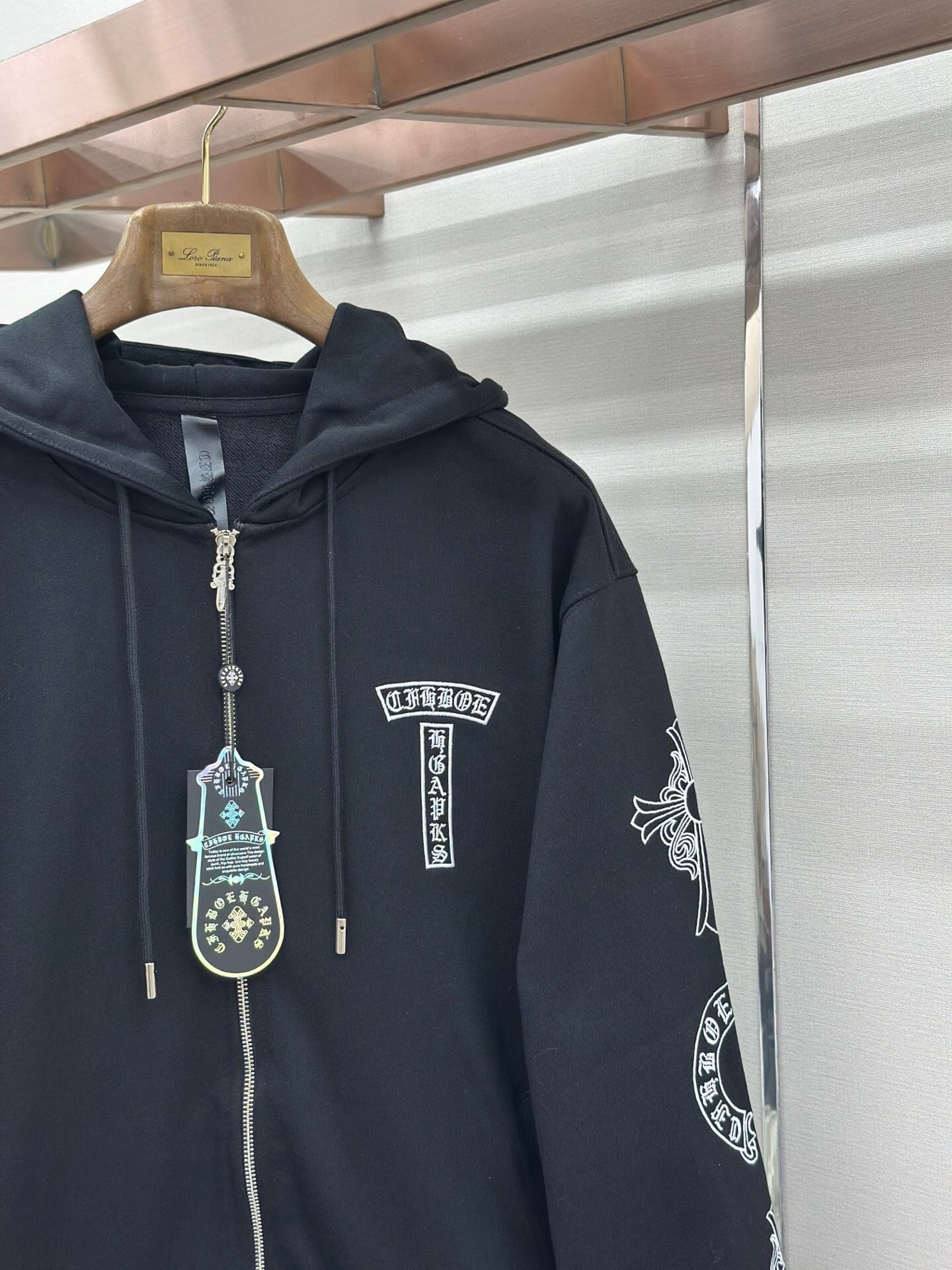 Patch‑Embroidered Jacket