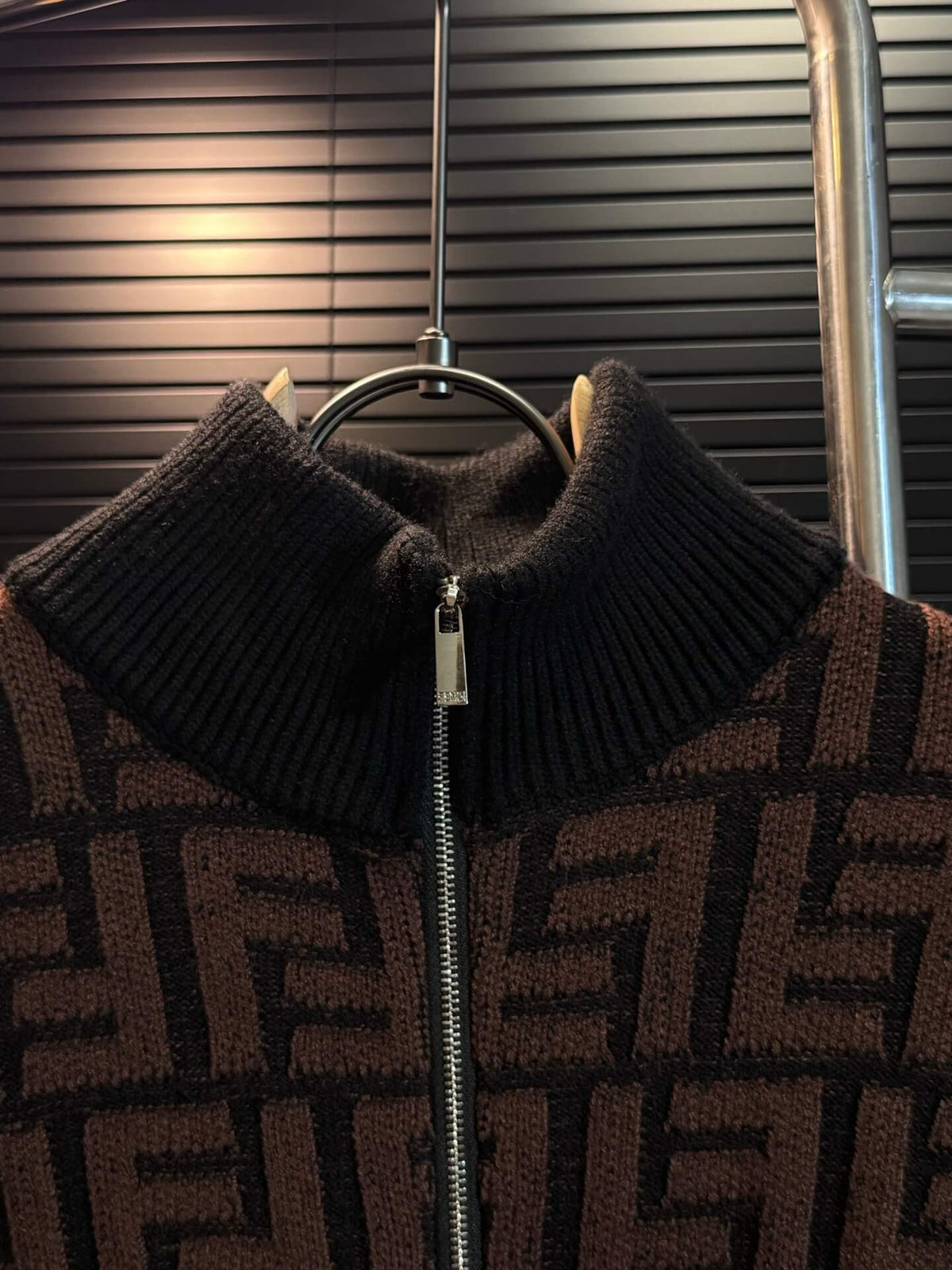 Knit Zip-Up Jacket
