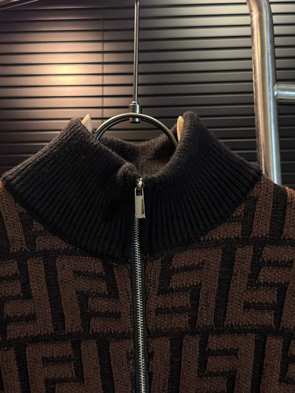 Knit Zip-Up Jacket