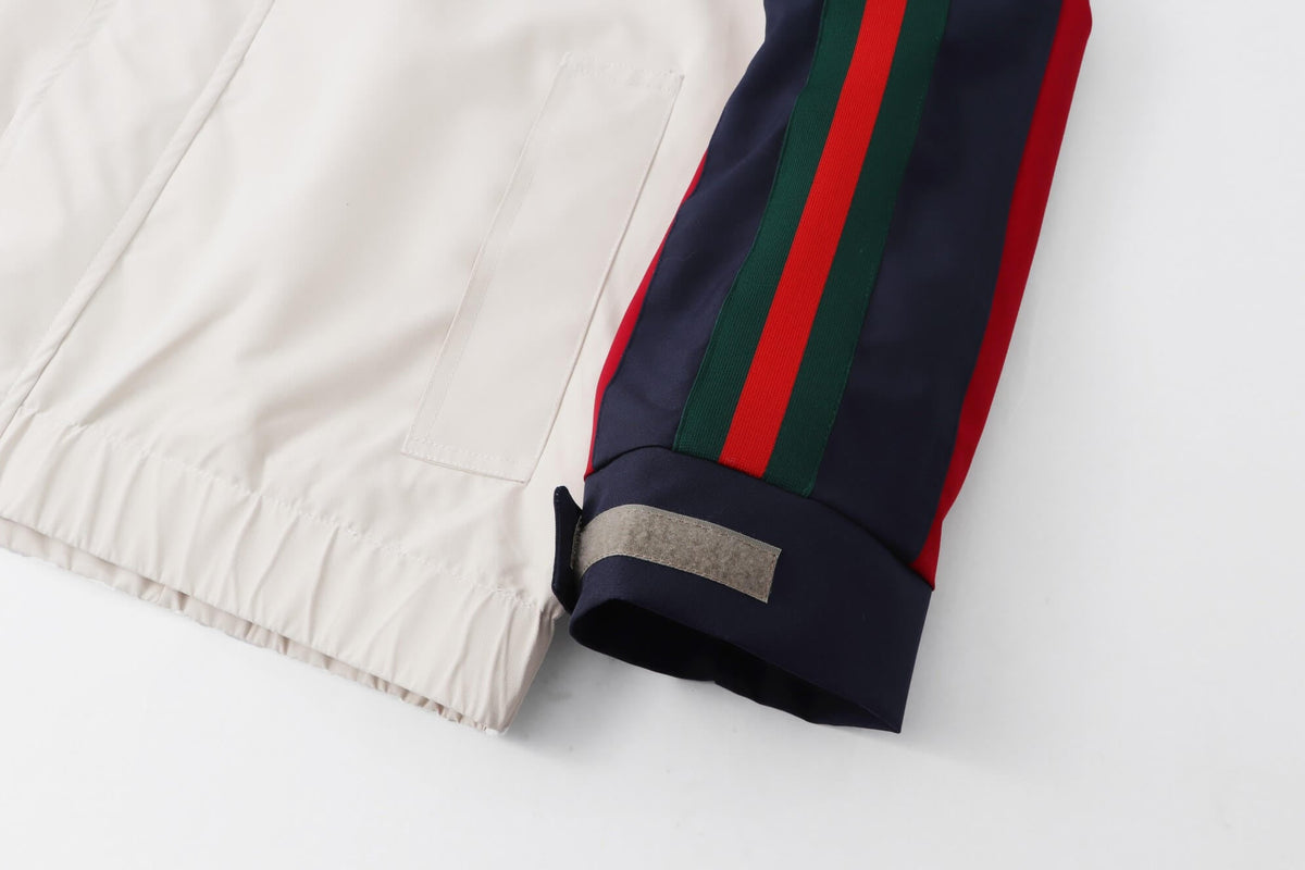 Color Block Spliced Jacket