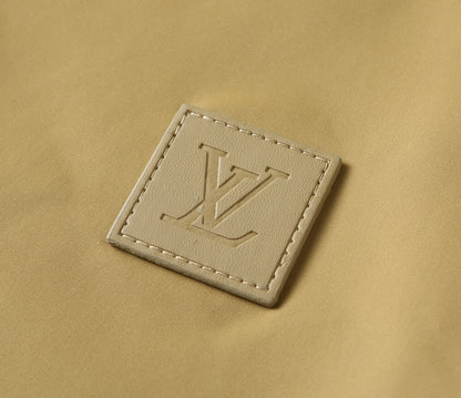 Square Patch Casual Hooded Jacket