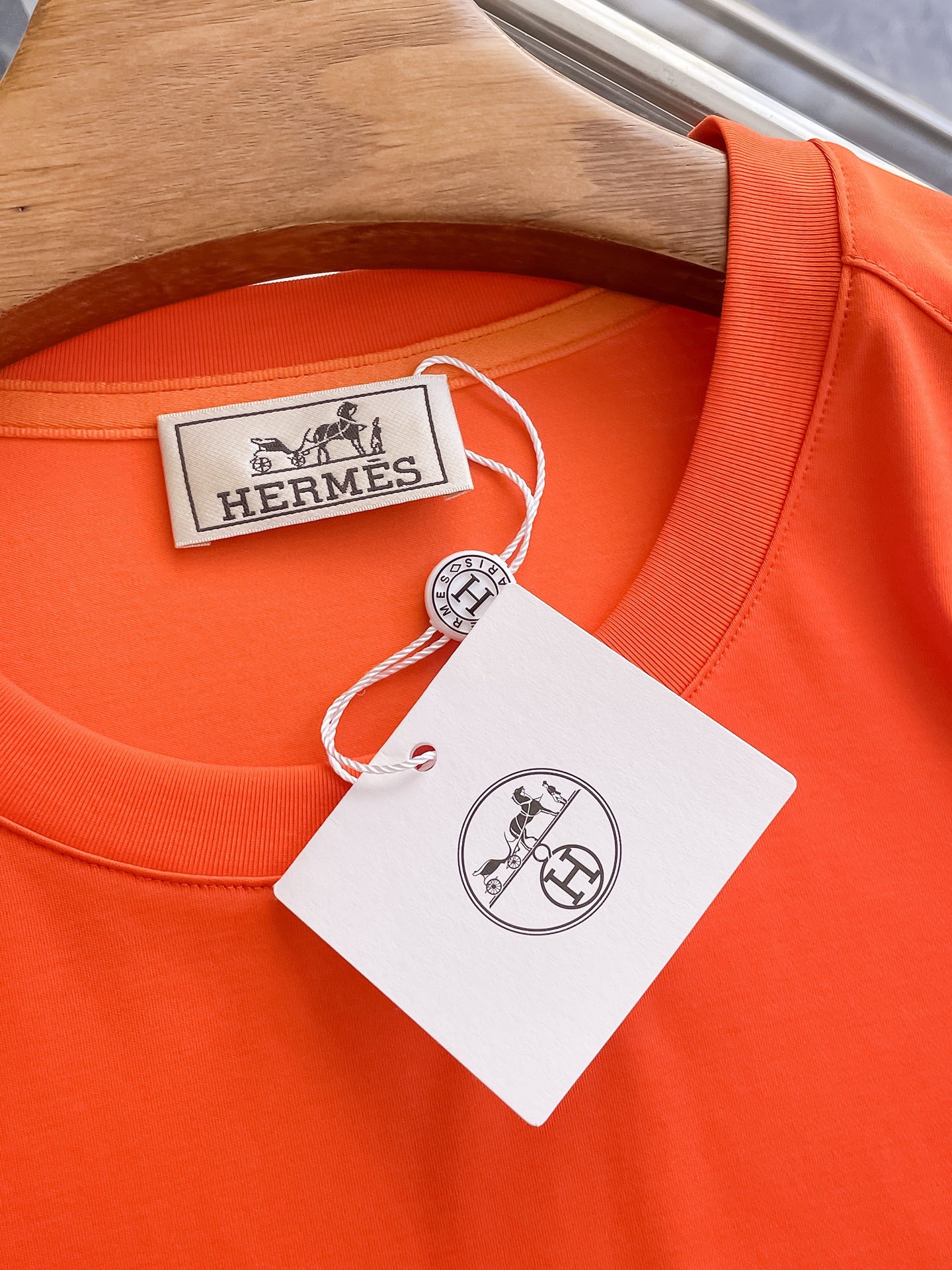 Hermès Embroidered T‑shirt