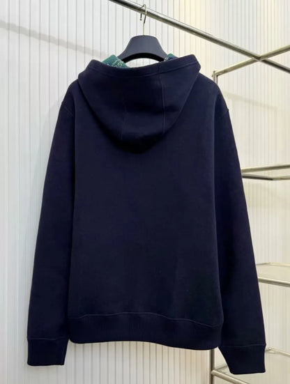 LOUIS VUITTON-Reversible Hooded Knit Jacket