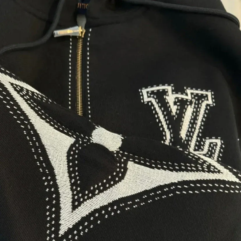 Signature Monogram Zip-Up Hoodie