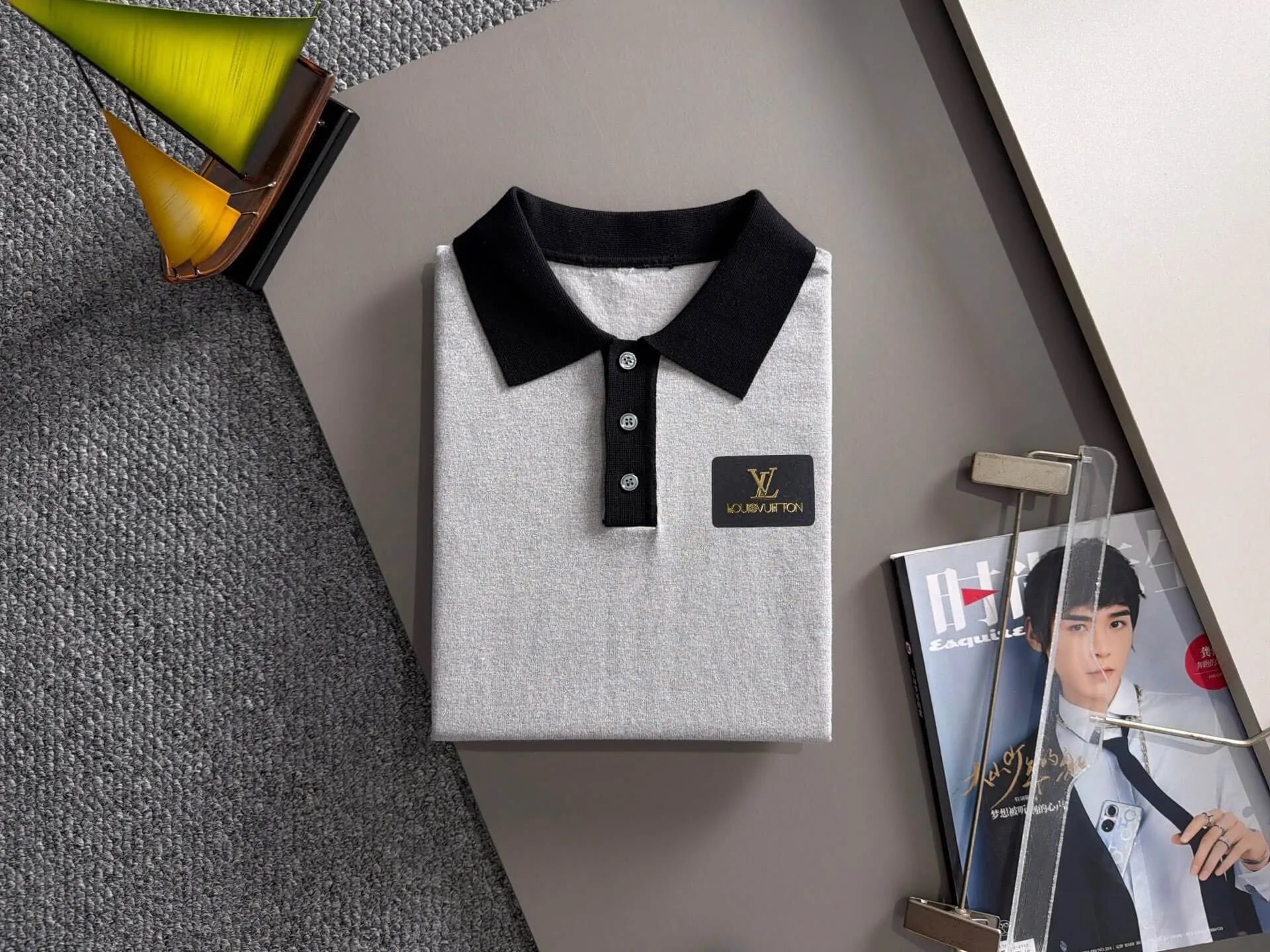 Vintage Classic Collared Polo Shirt