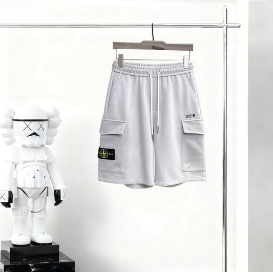 Multi‑Pocket Badge Casual Short