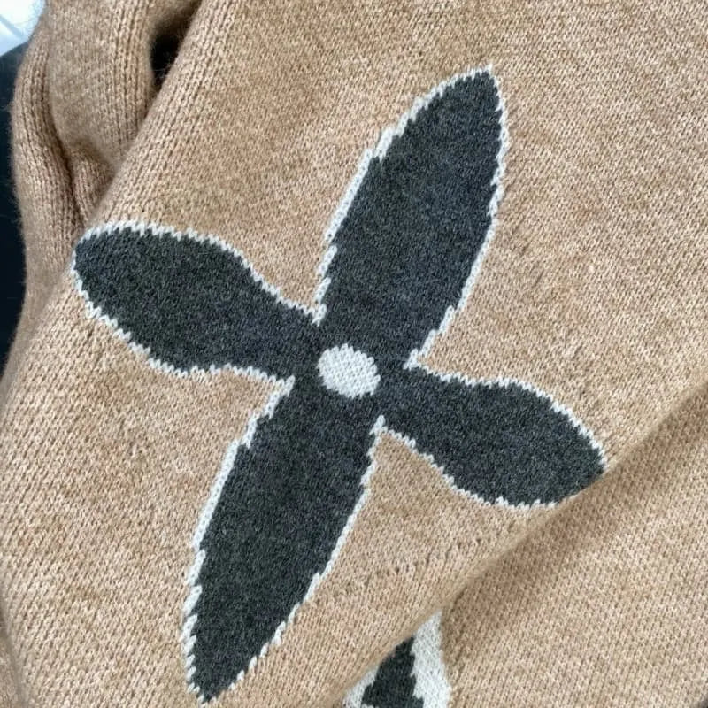 Louis Vuitton.Classic Jacquard Knit Wool Sweater