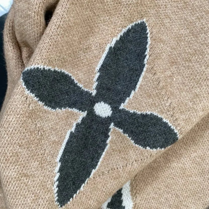 Louis Vuitton.Classic Jacquard Knit Wool Sweater