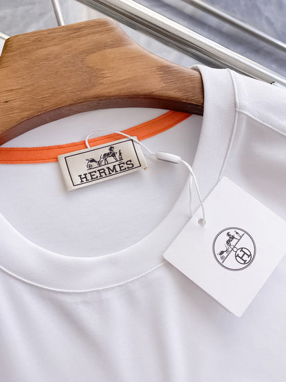 Hermès Embroidered T‑shirt