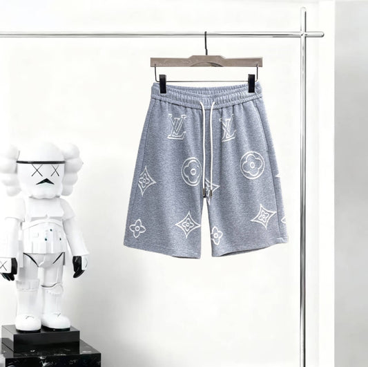 Full‑Pattern Embroidery Casual Short