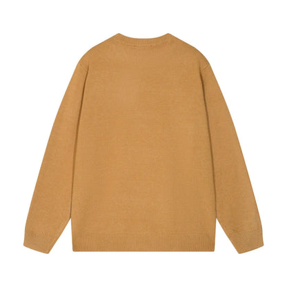 Front Letter Logo Black Sweater
