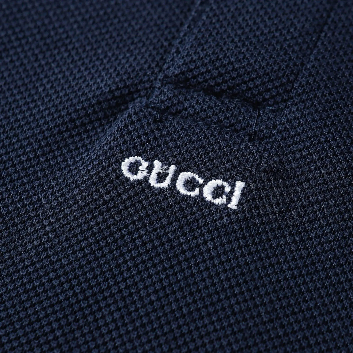 Letter‑Embroidered Polo Shirt