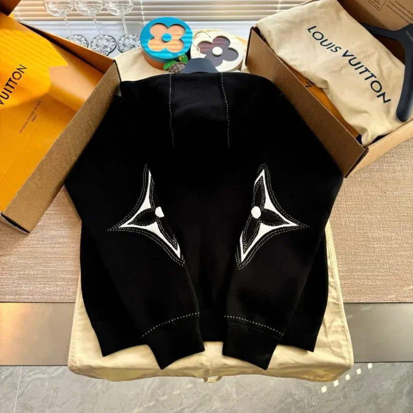 Signature Monogram Zip-Up Hoodie