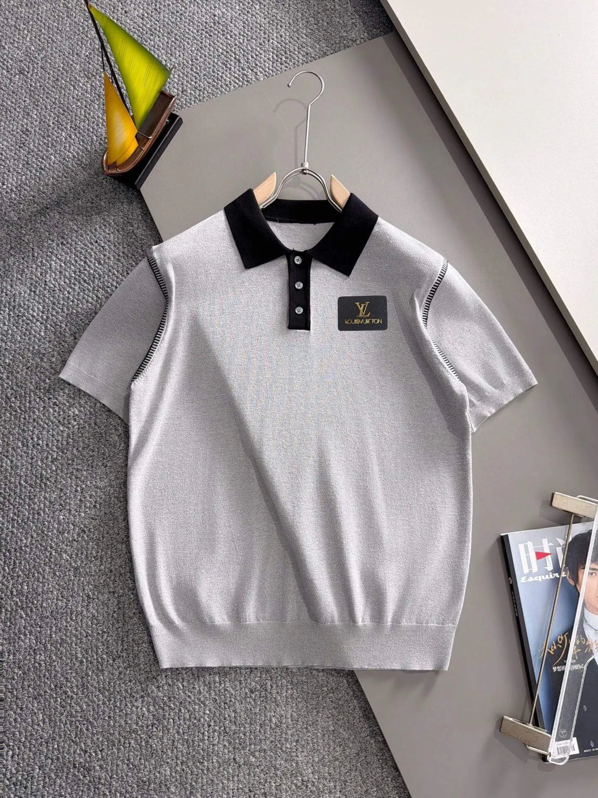 Vintage Classic Collared Polo Shirt