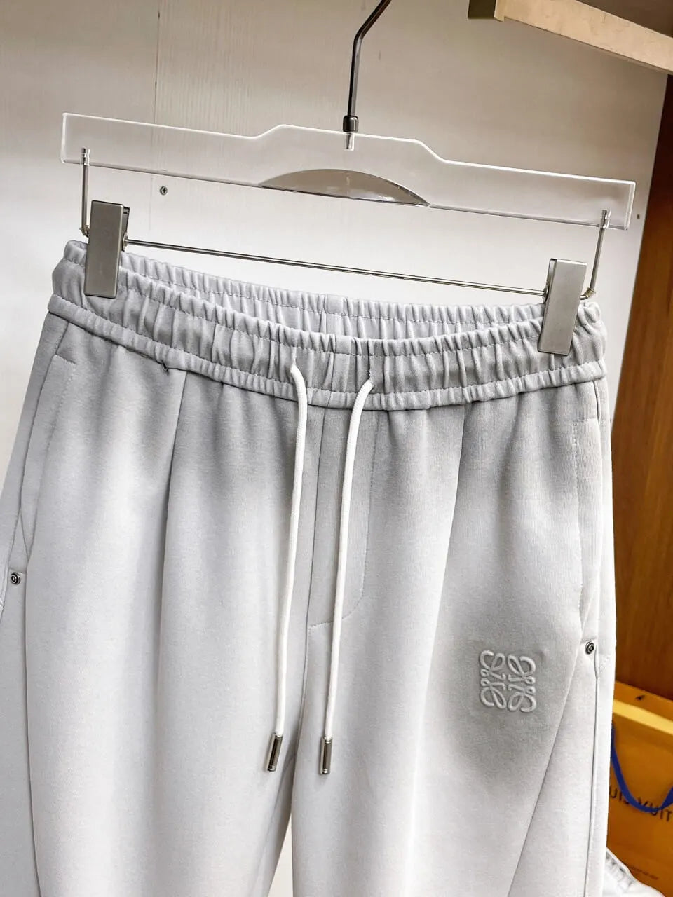 Dual‑Embossed Logo Relaxed Fit Pants