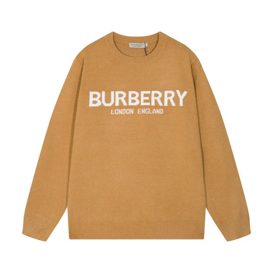 Front Letter Logo Black Sweater