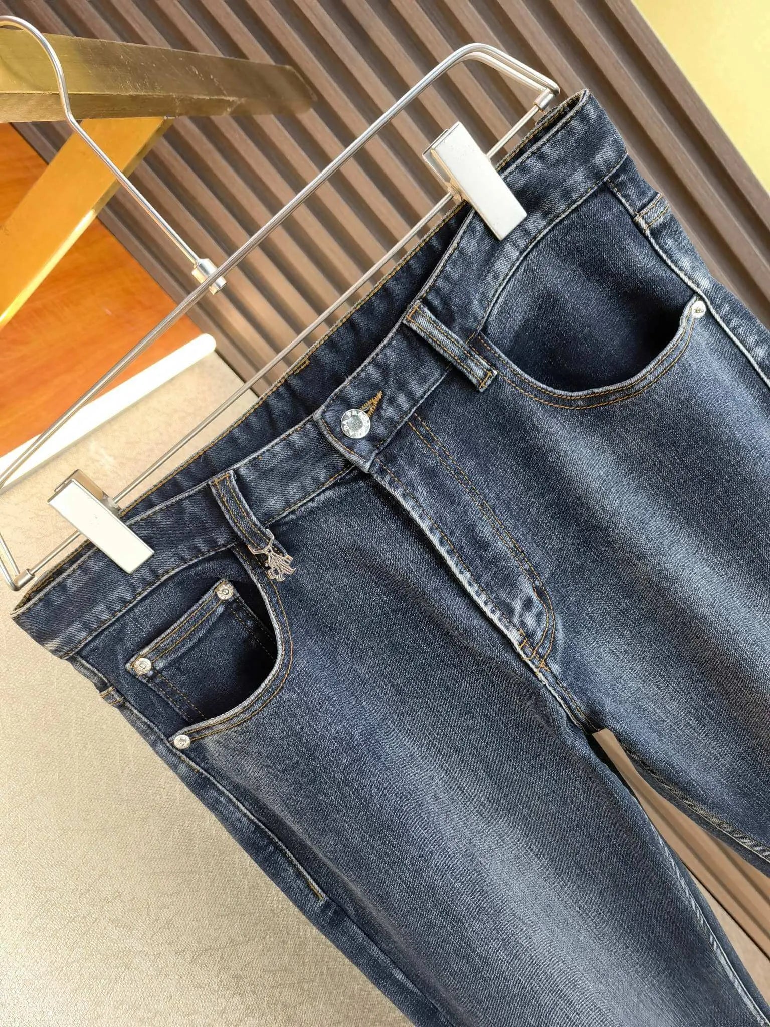 Triangle Emblem Jeans