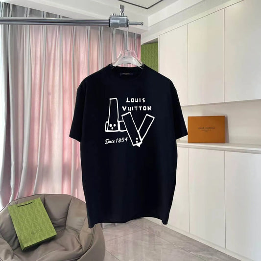 Letter Print  T‑Shirt
