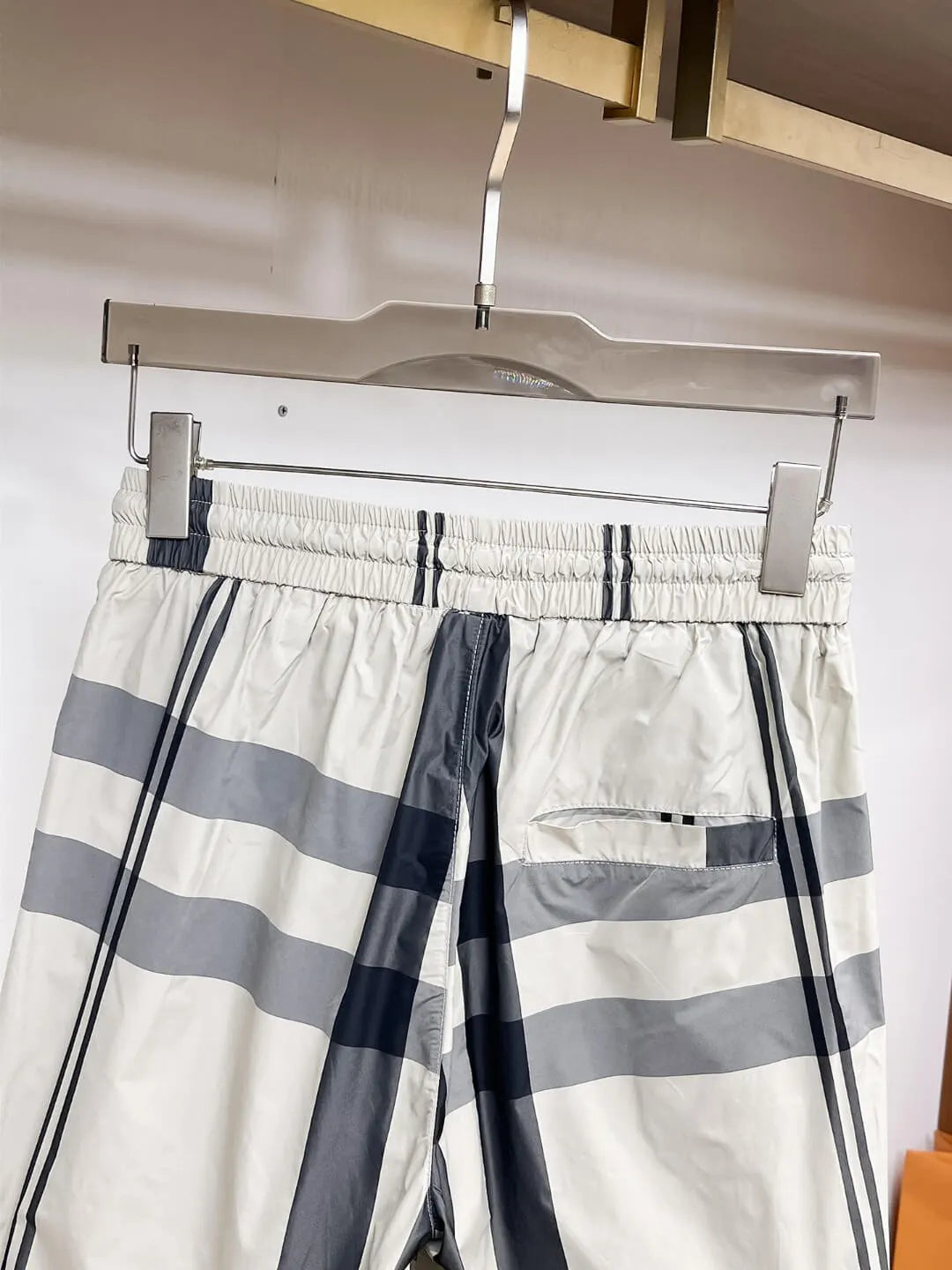 Classic Plaid Logo Printed Shorts