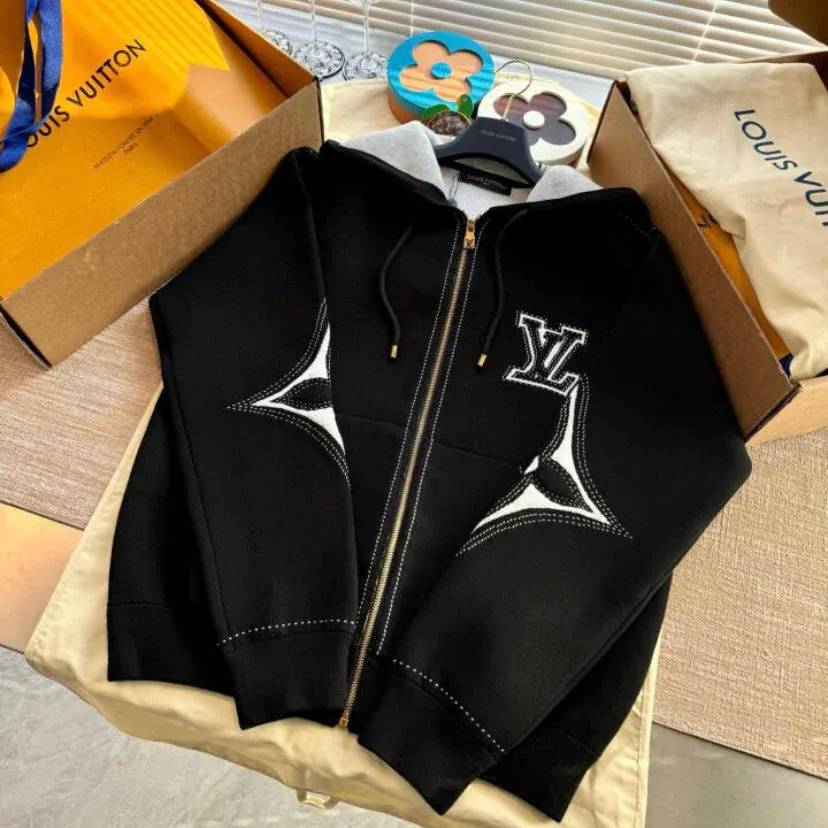Signature Monogram Zip-Up Hoodie