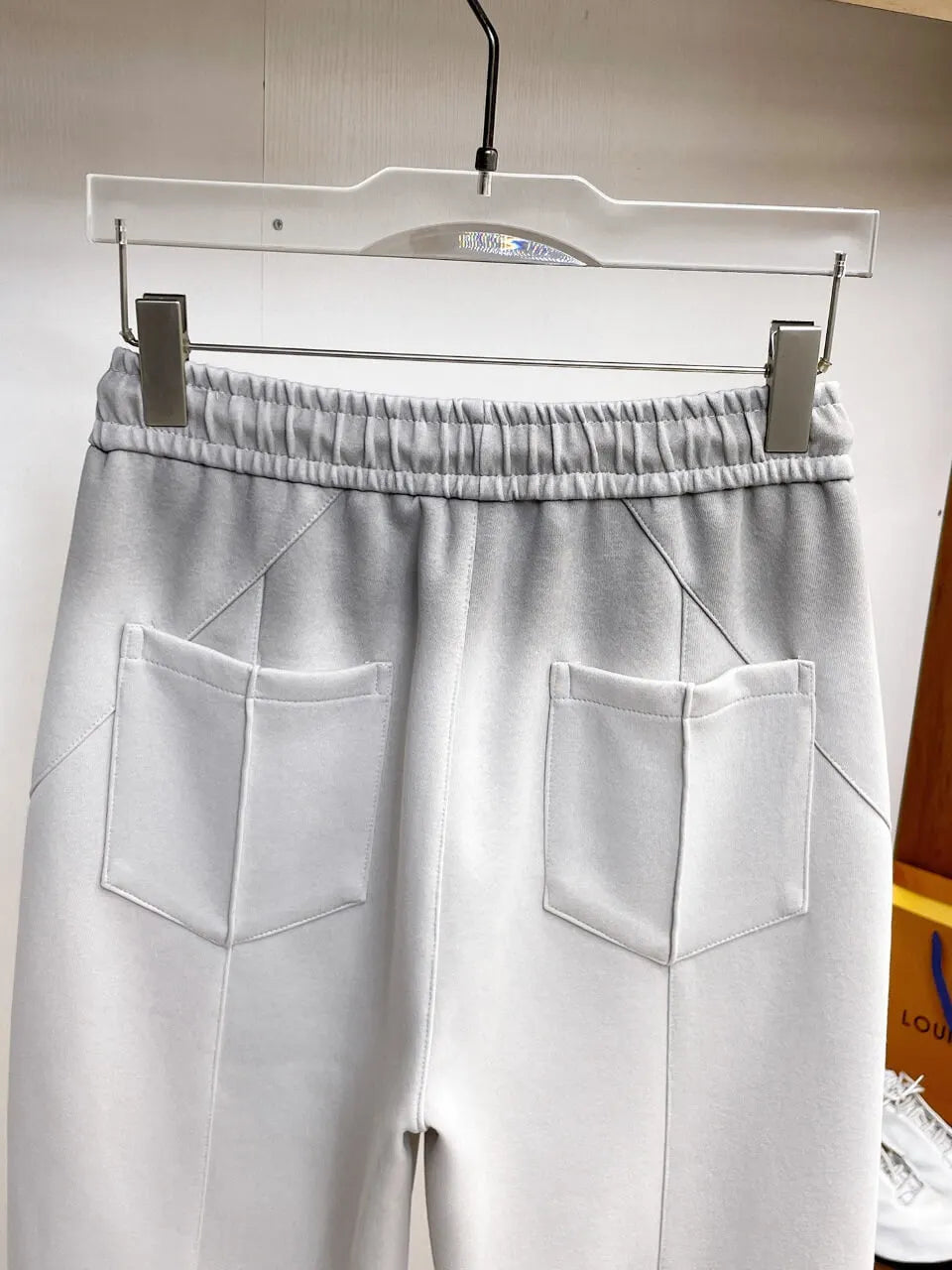Dual‑Embossed Logo Relaxed Fit Pants